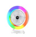Suspended Holographic Desktop Fan